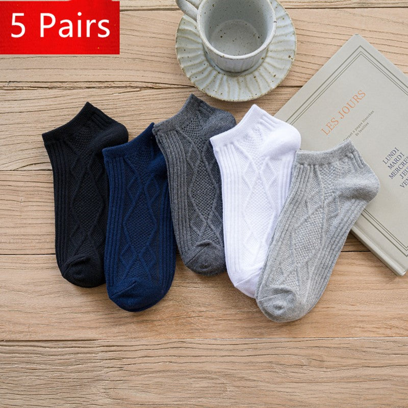 5 Pairs/lot Funny Cute Girl Ankle Socks New Mixed Colors Fashion Women Underwear Summer Sport Breathable Cotton Kawaii Lingerie